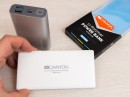 Обзор павербанков Canyon емкостью 10000 мАч: толстый с QC 3.0 и тонкий с портом Lightning