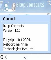   Backup Contacts
