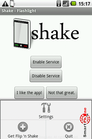   Shake Flashlight  Android OS