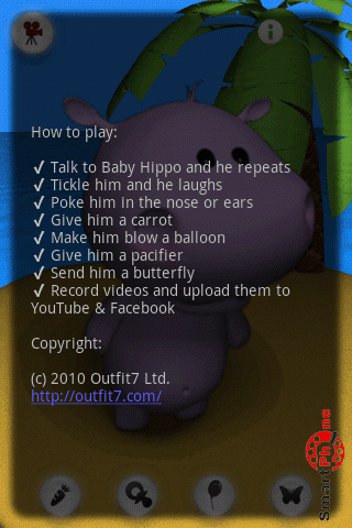   Talking Baby Hippo  Android OS