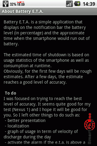   Battery E.T.A.  Android OS