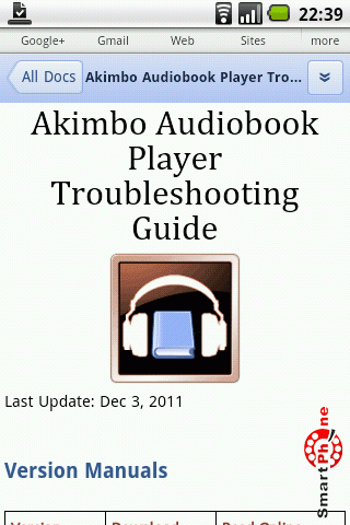   Akimbo Audiobook Player  Android OS