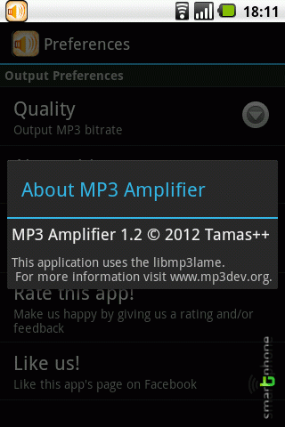   MP3 Amplifer  Android OS
