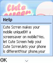   Cute screen