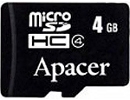Apacer MicroSDHC Class 4 4Gb