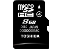 Toshiba microSDHC Class 4 8Gb