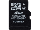 Toshiba microSDHC Class 4 4Gb