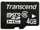 Transcend microSDHC Class 6 4Gb