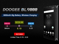 Товар дня: DOOGEE BL9000 за $229.99 только до 25 июня в Coolicool.com