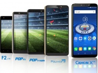 Бренд Tecno Mobile официально презентовал в Украине 5 камерофонов