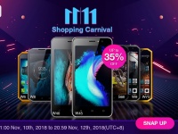 EL Mobile на распродаже 11.11 предлагает бюджетные телефоны по цене $34 и защищенные смартфоны со скидкой до 35%