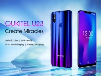 Опубликованы полные характеристики OUKITEL U23 – дисплей с вырезом 6.18, 6 ГБ ОЗУ, беспроводная зарядка
