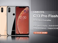 OUKITEL C13 Pro получит дисплей в стиле iPhone XS и доступен по цене $74.99