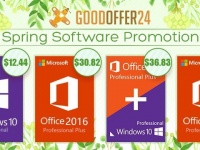 Весенняя акция – скидка 18%: Windows Pro $12.44, Office 2016 Pro $30.82, Office 2019 Plus $58.16