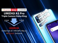 Невероятные $99,99! UMIDIGI A5 Pro с широкоугольной тройной камерой готов к Глобальной распродаже