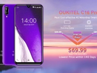 Новый Oukitel C16 Pro доступен всего за $69,99: 3+32 ГБ памяти, экран 5,71 дюйма