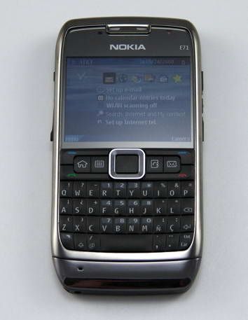 После покупки. Nokia E71. сразу же прошил его на новую прошивку, провёл вз