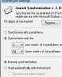 Journal ActiveSync v2.1 для PC