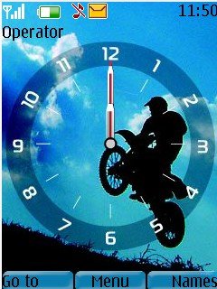 Bike Racer Clock -  1