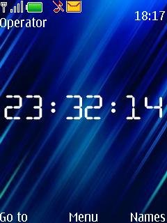 Blue Clock -  1