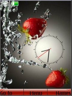 Strawberry Clock -  1