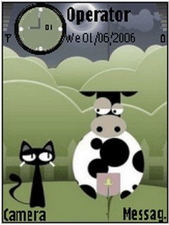 Cow And Cat -  1