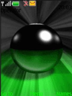 Animated Green Ball -  1
