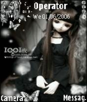 Doll In Black Dress -  1