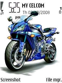 Blue Yamaha -  1