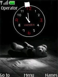 Swf Teddy Clock -  1