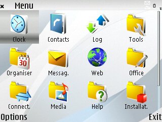 Ice Theme by p@sco (default icons) -  2