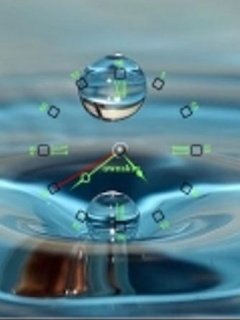 Swf Water Drop Clock -  1