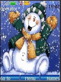 Happy Snowman Anim -  1