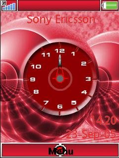 Red Dual Clock -  1