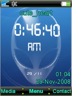 Swf Alien Clock -  1