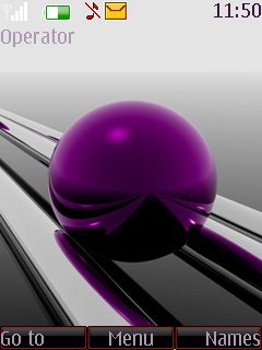 purple ball -  1
