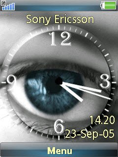 Blue Eye Clock -  1
