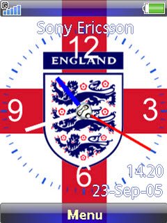 England Flag Clock -  1