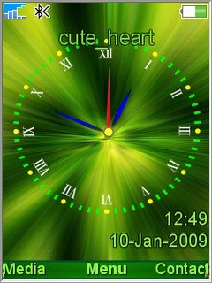 Green Clock  -  1