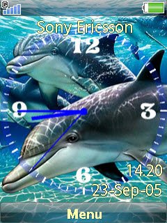 Dolphin Clock -  1