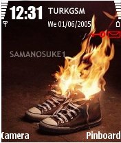 Burning Converse -  1