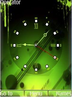 green clock -  1