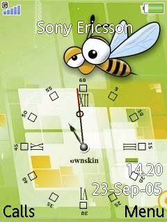 Swf Cute Bee Clock -  1