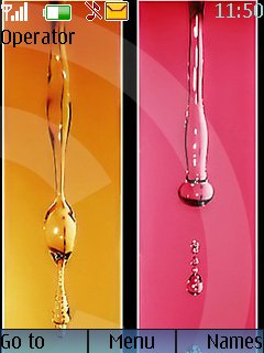 Water Drops Color -  1