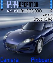 Blue Mazda Rx 8 -  1