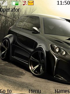 Black Race Car -  1