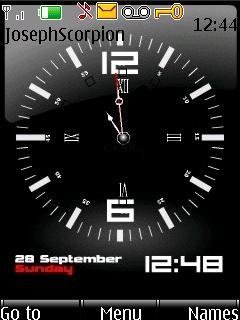 Swf Black Clock -  1