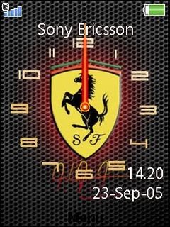 Swf Ferrari Clock -  1