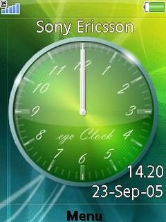 Swf Green Clock -  1