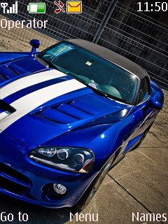 Blue Sports Car -  1